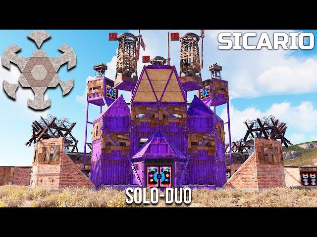 SICARIO - PERFECT SOLO/DUO with INSANE TURRETS , 4 WALLS & SMALL Upkeep