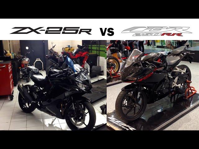 IS IT BETTER 250 CC 4 CYLINDERS OR 2 CYLINDERS??? Kawasaki ZX-25R vs Honda CBR250