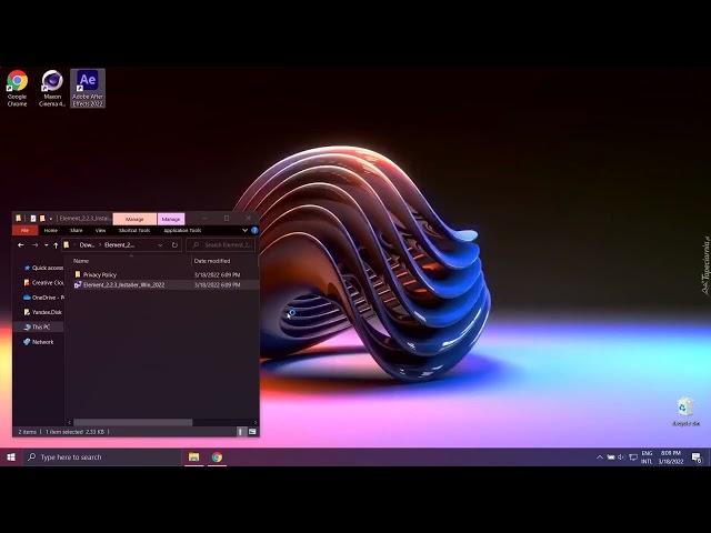 Download & Install Element 3D v2.2.6 Full For After effects 2019, 2020, 2021,2022 | Windows