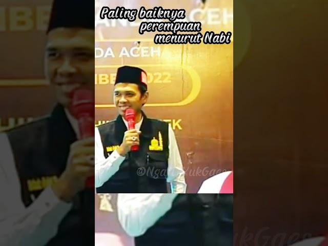 UAS tertawa jomblo bersorak  paling baiknya perempuan menurut Nabi | #ustadzabdulsomad Lc Ma | UAS