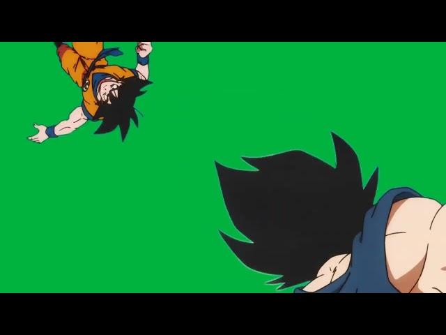 Green Screen Anime Goku vs Vegeta DBS Broly