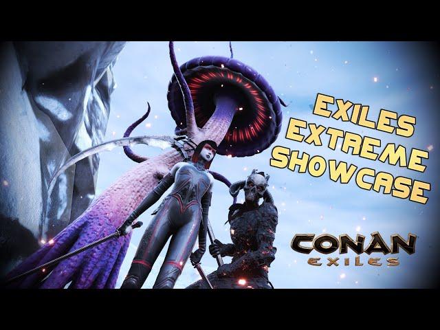 CONAN EXILES - How Big Is EXILES EXTREME? (Mod Showcase) - Weapons, Pets, Special FX, Decor & More!