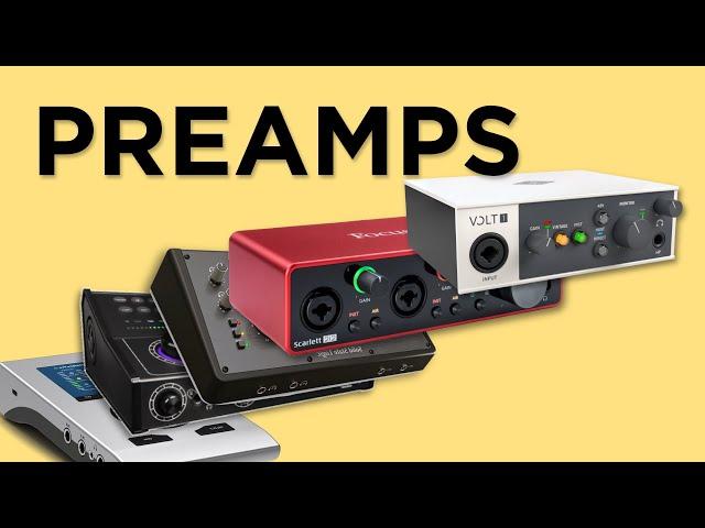 How Your Audio Interface Preamp Affects Audio Recording