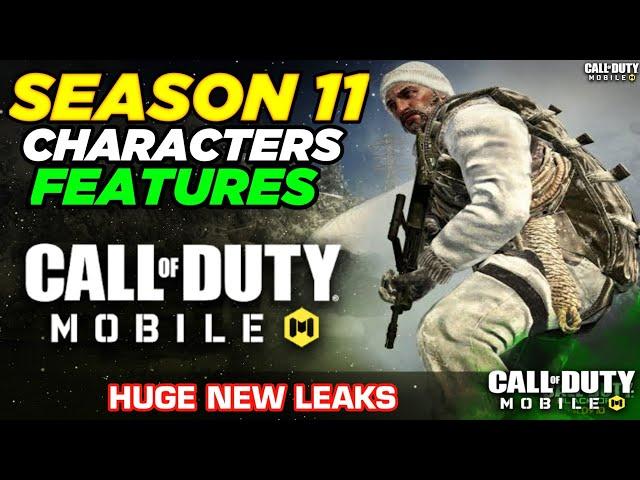 Season 11 Call of Duty Mobile | Season 11 New Battle Royale Feature & Characters Leaks cod mobile