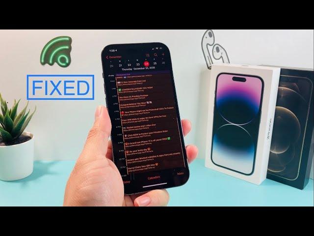 iPhone Calendar Virus Spam Malware Alerts Removal (FIXED)