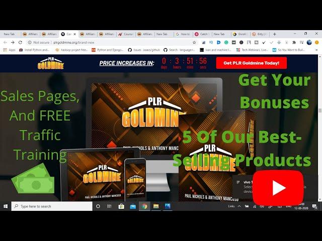 PLR GoldMine Review & Bonuses - Giving You 5 Of Our Best-Selling Products