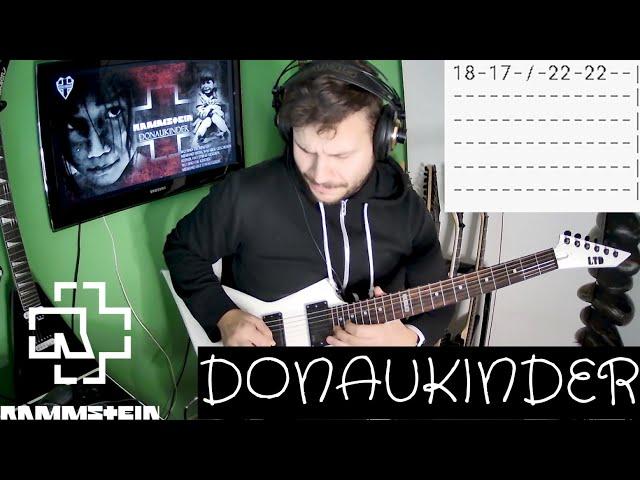 Rammstein - Donaukinder |Guitar Cover| |Tab|