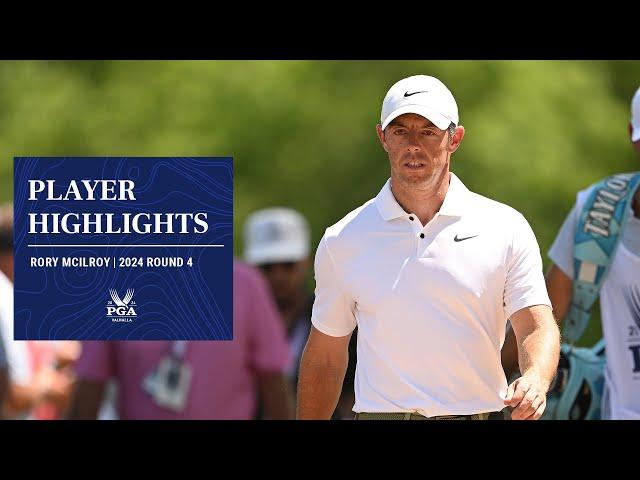 Rory McIlroy Finishes With 4-Under 67 | Round 4 Highlights | 2024 PGA Championship