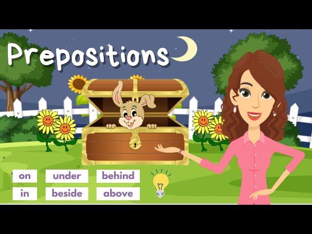 Prepositions of Place with “The Frightened Little Rabbit Story” I English Grammar