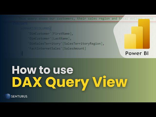 How to use DAX Query View to Run a SQL Query