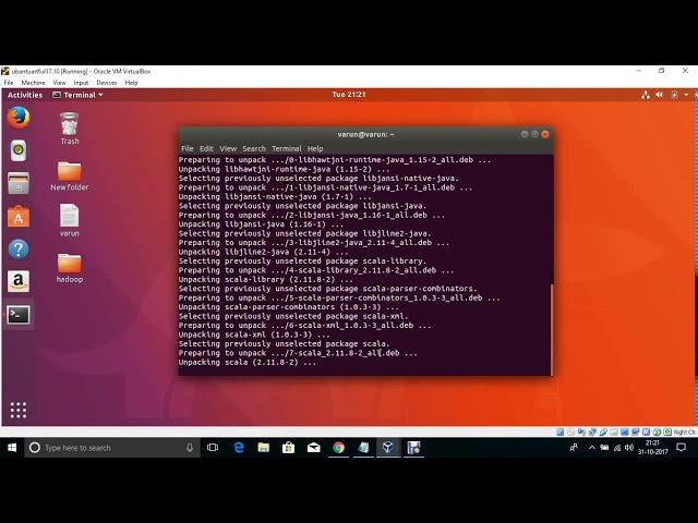 Installation scala in Linux Ubantu Artful 17.10