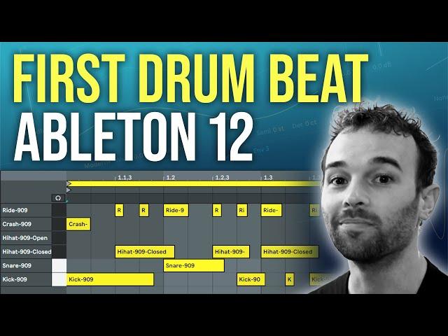 Your First Drum Beat in Ableton Live 12 - Beginners Tutorial