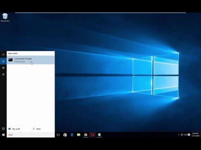 Command Prompt windows 10 transparent