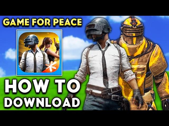 How To Download Game For Peace (Chinese Metro Royale) iOS & Android