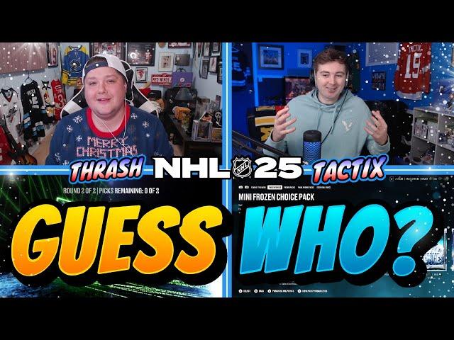 CHRISTMAS GUESS WHO w/ @TacTixHD | NHL 25 HUT