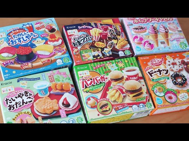 6 Interesting Japanese DIY Candy Making Kits Only Popin'Cookin' Japan Souvenir ASMR