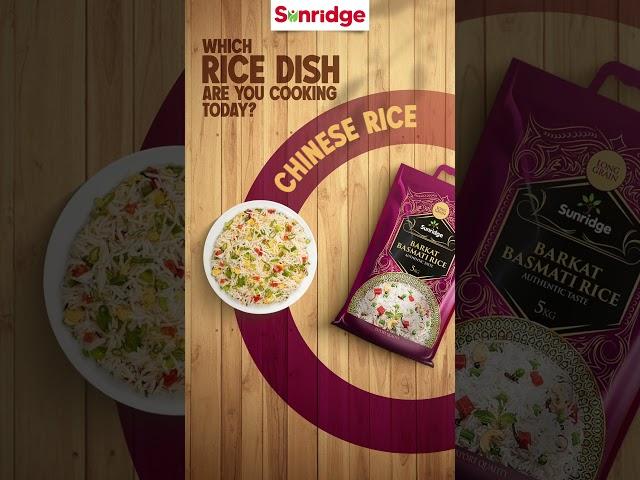 Sunridge Rice Range elevates the taste and aroma of every meal!