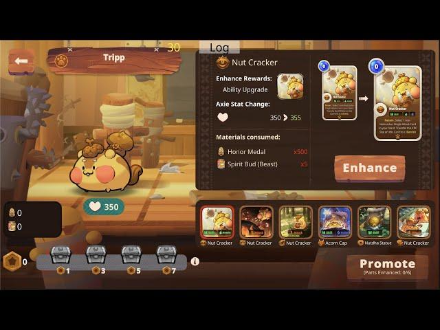 Axie Origins: Starter Axie Upgrade Overview