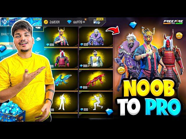 Free Fire Jash Challenged Me To Make This NOOB I’d PROIn 11 Minutes⏰ in 9999 -Garena Free Fire