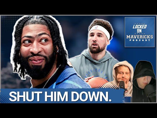 Anthony Davis MUST be Shut Down As Dallas Mavericks' Roster is Decimated...