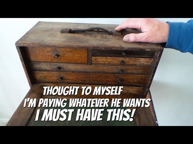 Old wood Tool Box: Restoration