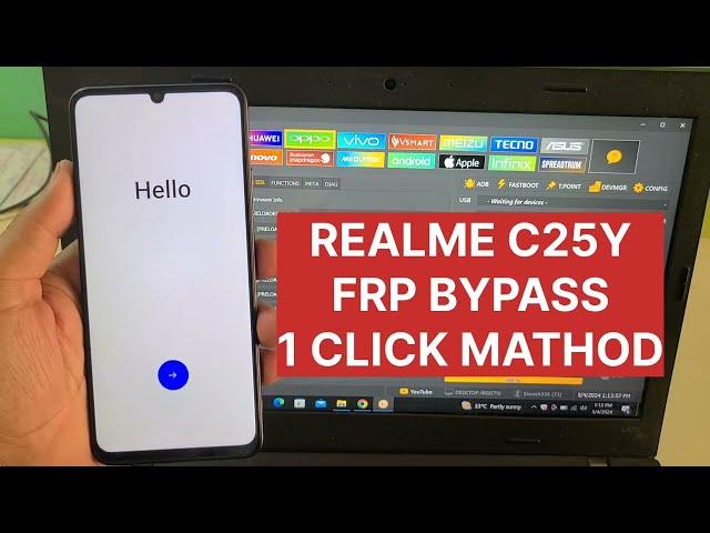 Realme C25y Frp Bypass With Unlocktools