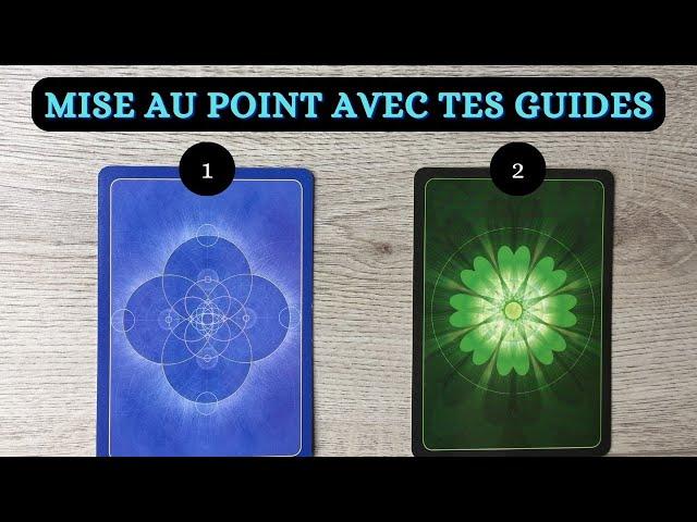  MISE AU POINT AVEC TES GUIDES  CHOISIS UNE CARTE