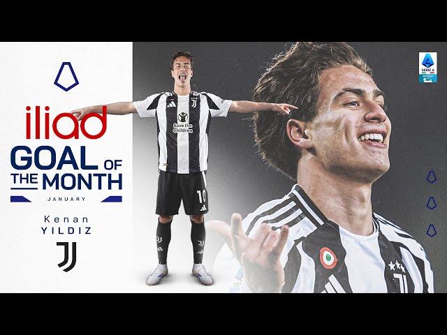 Goal Of The Month January 2025 | Presented By Iliad | Serie A 2024/25