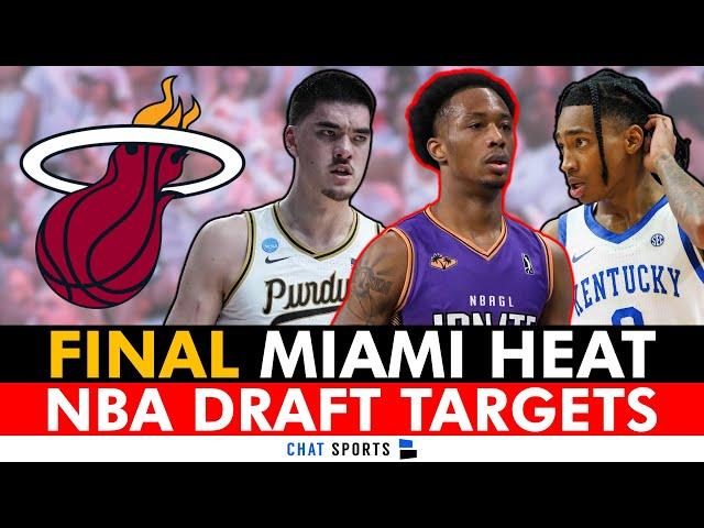 FINAL Miami Heat Draft Targets With #15 Pick Ft. Ron Holland & Devin Carter | 2024 NBA Draft