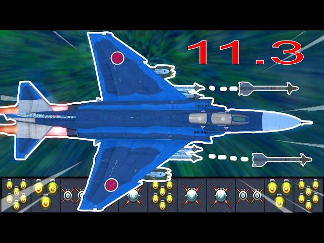 F-4EJ Kai jet war thunder: The KING of Top Tier