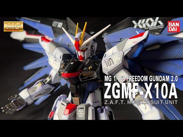 BUILD | MG FREEDOM GUNDAM 2.0 | BANDAI GUNPLA ASMR