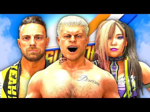 SummerSlam PPV! - WWE 2k24 Universe Mode (Part 1)