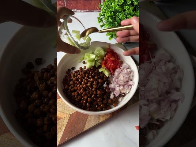 Kala chana salad #food #vegetarianrecipes