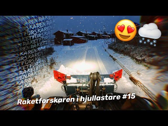  ÄNTLIGEN SNÖ!  Raketforskaren i Hjullastare #16