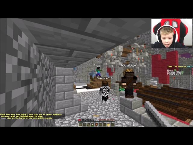 BLOCKING DEAD KILL ALL THE EVIL ZOMBIES MINECRAFT MINI GAME