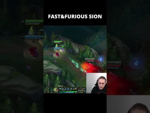 FAST & FURIOUS Sion..-League of Legends #shorts