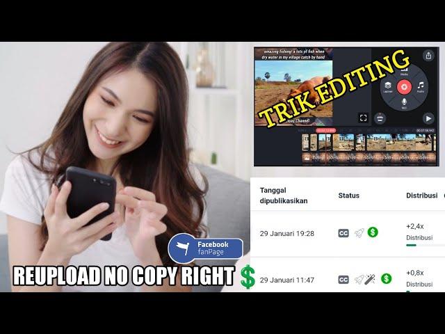 UNLOCK THE SECRET !! How to Edit a Video Reupload Fanpage No Copy Right 100% Safe