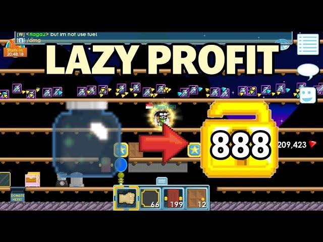 LAZY PROFIT WITH GHOST JAR  (NO FARMING!!!) | How To Get Rich 2024 | Growtopia Profit