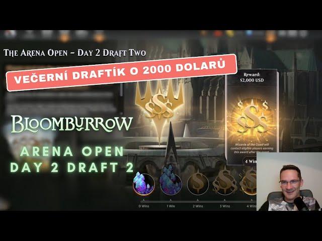 Dokážu vyhrát USD v nejtěžší online konkurenci? | Arena Open BLB Day 2 - draft 2 | MTGA drafty česky