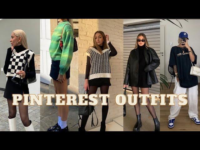 Recreating Pinterest Outfits // Casual, Edgy, Street Style, Chic.