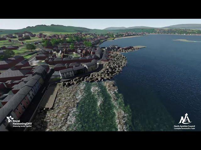 Visualisation of Millport Flood Protection Scheme