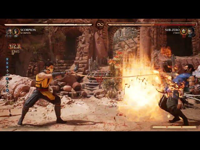 Scorpion 50% Combo - Mortal Kombat 1