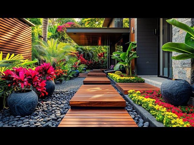 Tropical Entrance Ideas: Crafting a Stunning Entryway for Your Garden Landscape