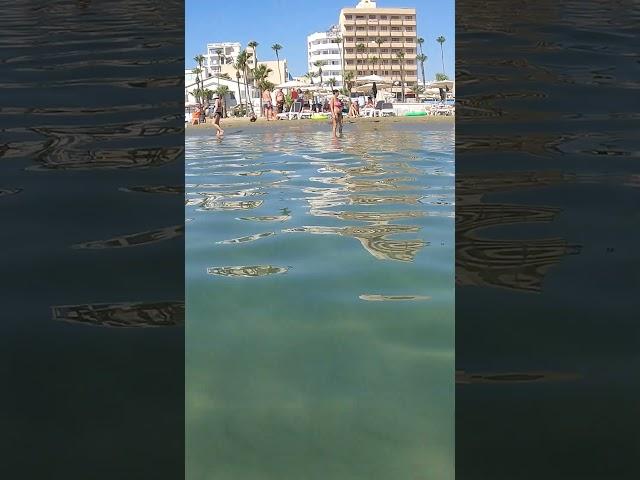 Finikoudes beach, Cyprus, Larnaca #Cyprus #Larnaca #Beach #short #shortvideo