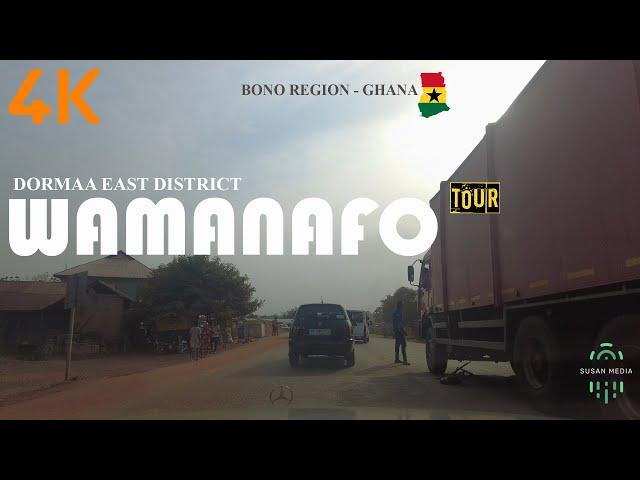 Wamanafo Drive to Ampenkro in the Dormaa East District Bono Region Ghana 4K #wamanafo #dormaa #ghana