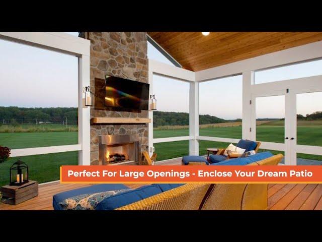 SCREENEZE No-Spline Porch Screening System | Easy To Install | Transform Your Porch or Patio