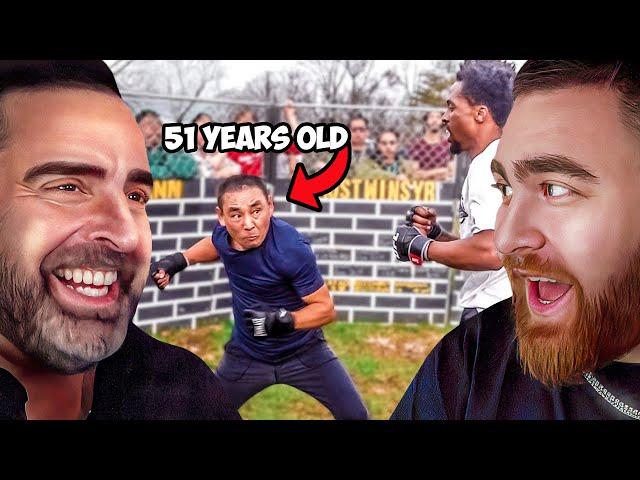 LosPollosTV And Dad React To 5 Old Heads That Still Got It! (STREETBEEFS)