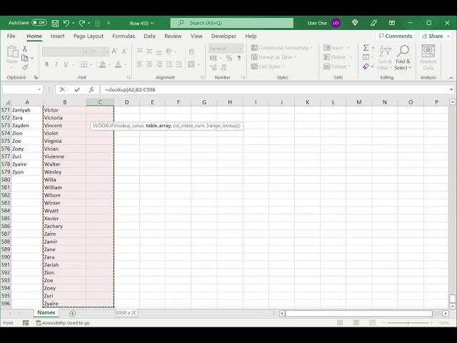 How to find duplicate values in Excel using Vlookup