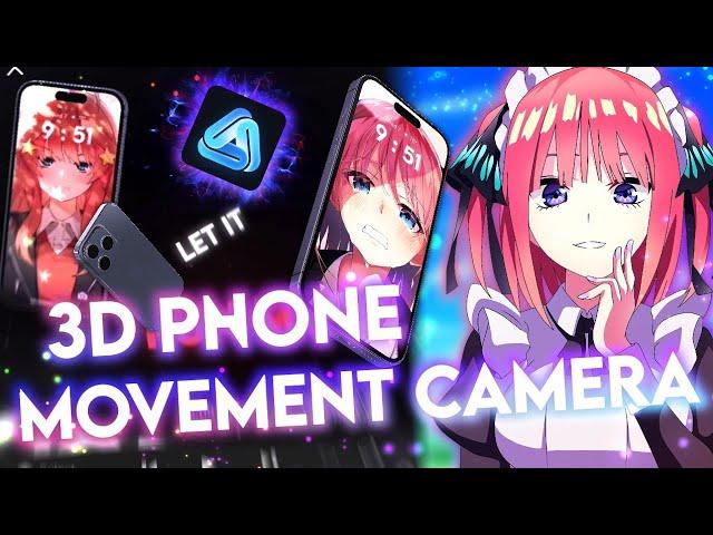 3D Phone Movement Camera AMV iPhone14pro Model  || AVU EDITOR