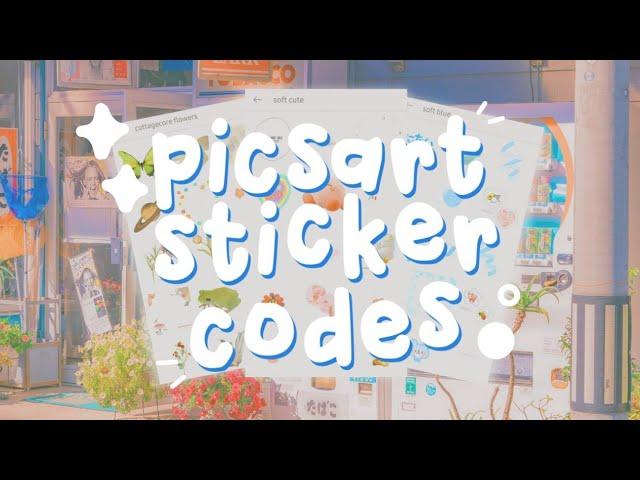 picsart sticker codes aesthetic & cute